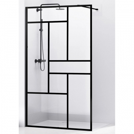 Душевая перегородка Abber Immer Offen AG63100B 100 см фото
