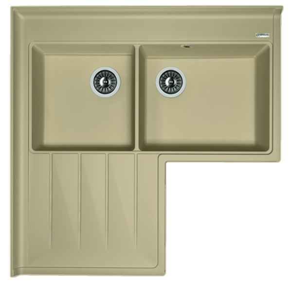 Кухонная мойка АДРИЯ Florentina 20.380.L0960 бежевый фото