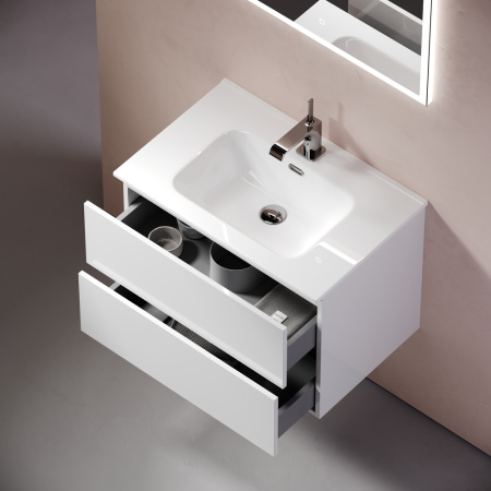 Тумба под раковину Sancos Urban UR70W белый глянец фото