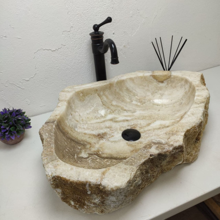 Накладная раковина из оникса Erozy BL EO-01221 (64*50*16) фото