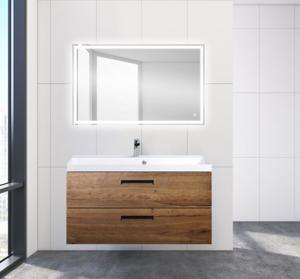 Тумба под раковину Belbagno Aurora AURORA-1000-2C-SO-RT Rovere Tabacco фото