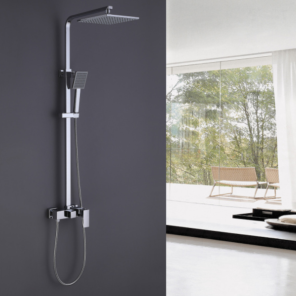 Душевая система Abber Daheim AF8220 хром фото