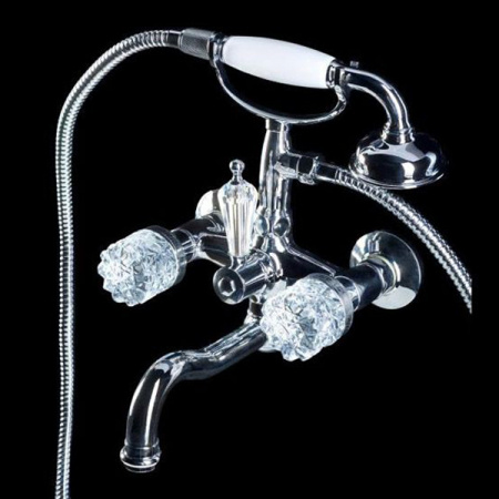Смеситель для ванны с душем Boheme Crystal 273-CRST фото