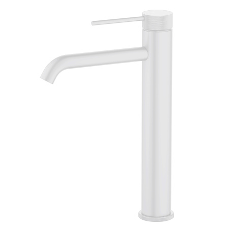 Высокий смеситель для раковины Timo Saona 2411/16F Белый матовый фото