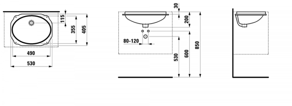 Раковина Laufen Birova 8.1119.1.000.000.1 фото