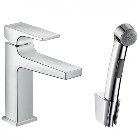 Смеситель для раковины с гигиеническим душем Hansgrohe Metropol 32522000 фото