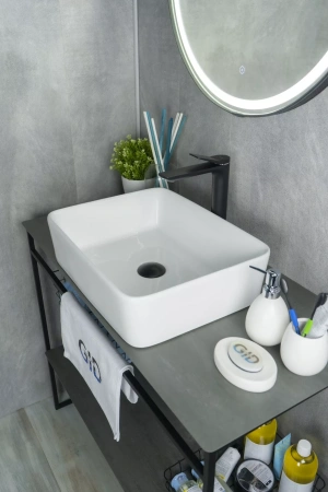 Накладная раковина GID 9103 48х37 фото