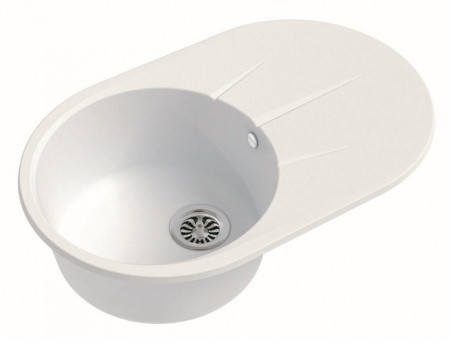 Мойка кухонная Ewigstein Rund R- 50F иней фото