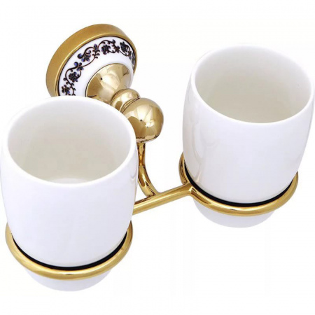 Два стакана для зубных щеток Fixsen Bogema FX-78507G фото