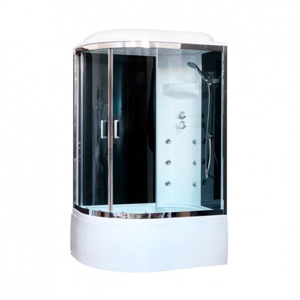 Душевая кабина Royal Bath ВК RB8120BK3-BT-CH 120x80 R фото