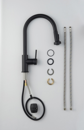 Смеситель для кухни Timo Saona 2316/03FL черный фото