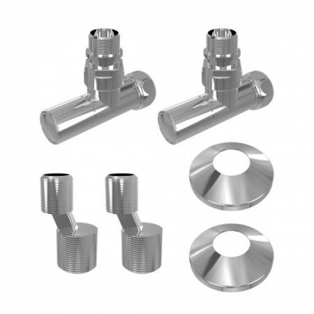 Комплект подключения Lemark LM03412R с круглыми вентилями фото