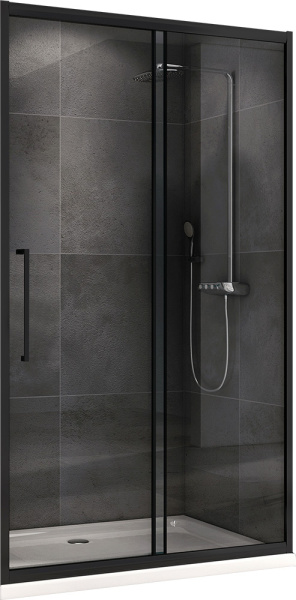 Душевая дверь ABBER Schwarzer Diamant AG30180BH 180 см фото