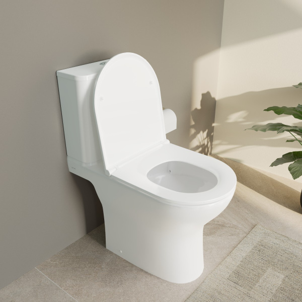 Унитаз напольный со смывом торнадо VitrA M50 9889B003-7200 сиденьем фото