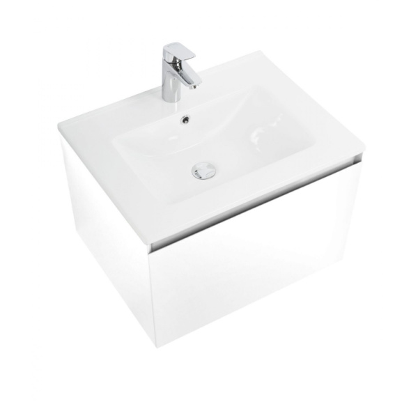 Тумба под раковину Art&Max Latina AM-Latina-600-1C-SO-BM 60 см, белая матовая фото