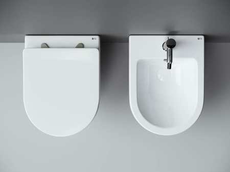 Унитаз подвесной безободковый Ceramica Nova Metropol CN4002 с сиденьем Soft Close фото