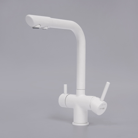 Смеситель для кухни под фильтр WasserKRAFT A8357 белый матовый фото