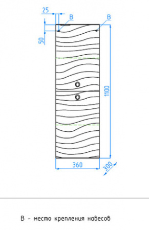 Шкаф-пенал Style Line Вероника Люкс белый ЛС-00000058 фото