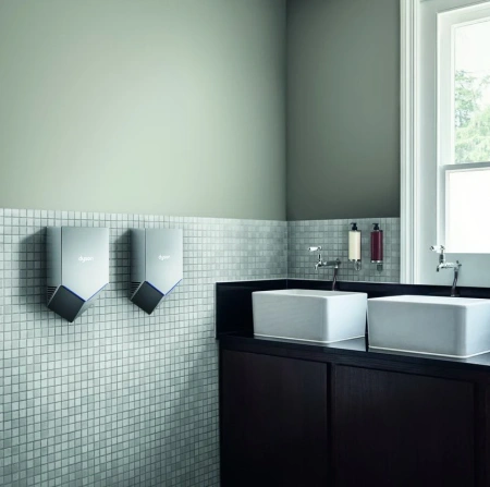 Сушилка для рук Dyson Airblade HU02 307170-01 никелерованная фото