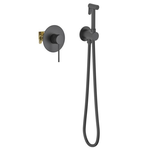 Гигиенический душ со смесителем Timo Saona 2389/03SM Черный фото