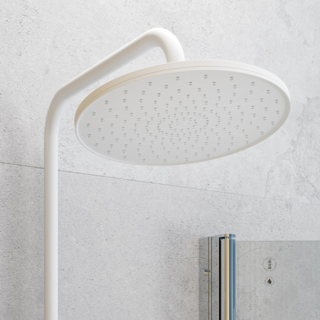 Душевая система Iddis Shelfy SHEWTBTi06 белая матовая фото