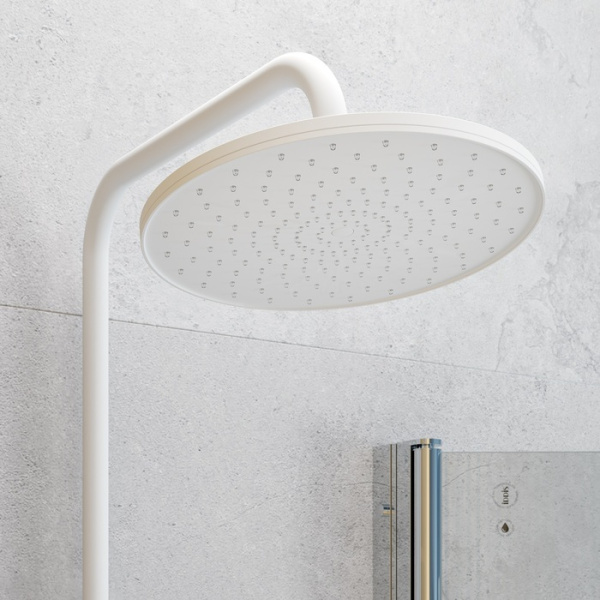 Душевая система Iddis Shelfy SHEWTBTi06 белая матовая фото