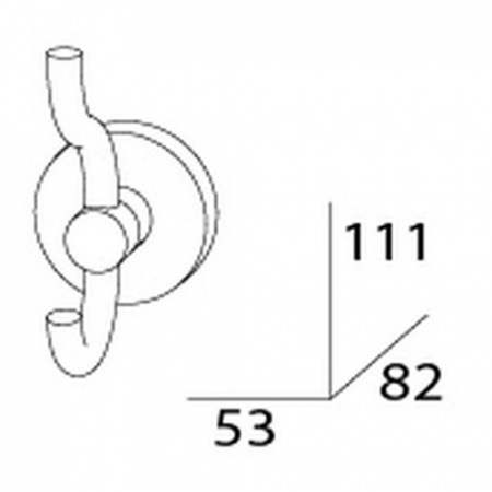 Крючок-вешалка Artwelle Harmonia HAR 004 фото