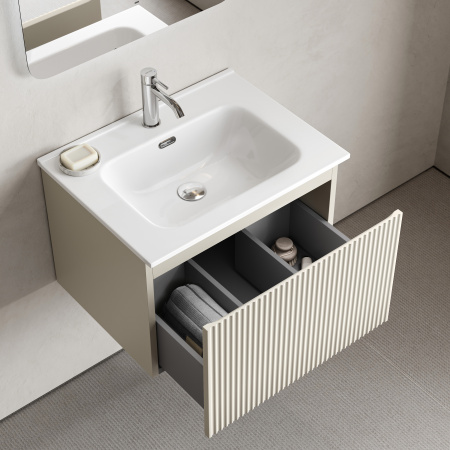 Тумба под раковину Sancos Snob R 1.0 SNR1.060CE Beige Soft фото