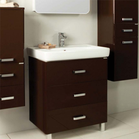 Тумба под раковину Акватон Америна 70 М 1A169001AM430 тёмно-коричневая фото