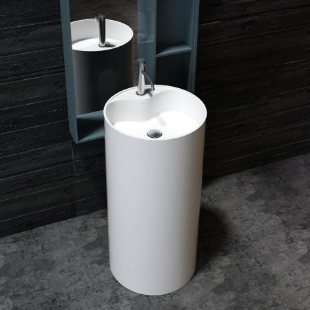 Напольная раковина Montebianco Pisa Rubinetto 11234 45x45 фото