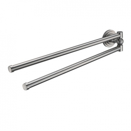 Держатель полотенец поворотный двойной WasserKRAFT Ammer К-7031 45 см фото