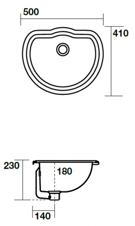 Раковина встраиваемая Kerasan Retro 103101i*0 фото