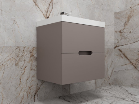 Тумба под раковину Style Line Матис 60 ЛС-00002296 тауп темный фото