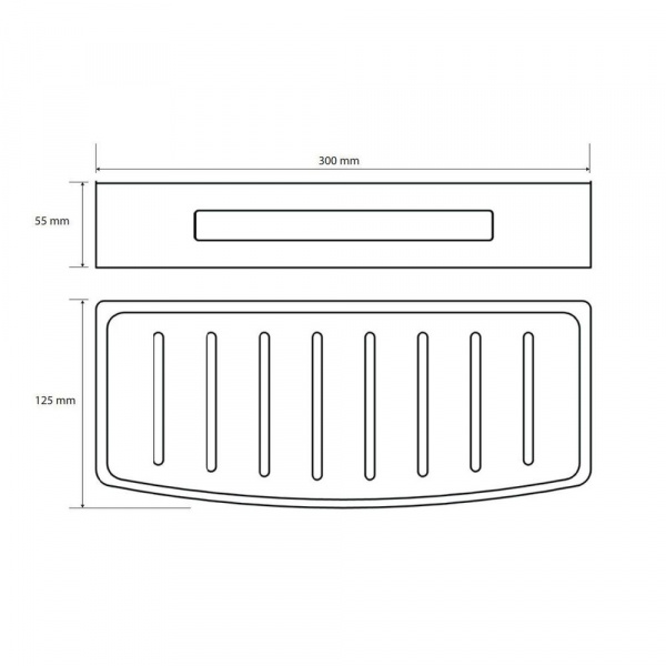 Мыльница настенная Bemeta Cytro 146208036 фото