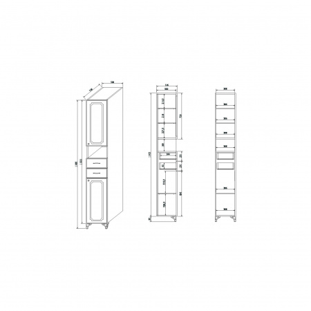 Пенал Sanflor Ксения Н0000000120 32 см R фото
