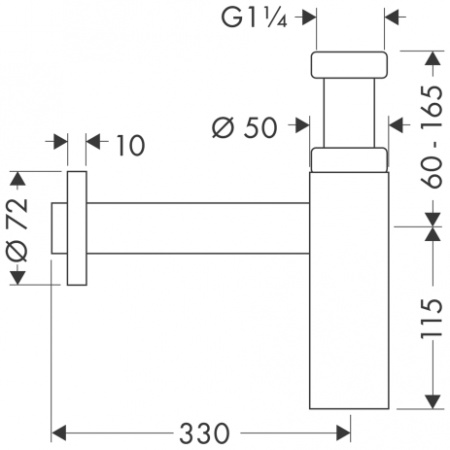 Сифон для раковины Hansgrohe Flowstar S 52105000 фото