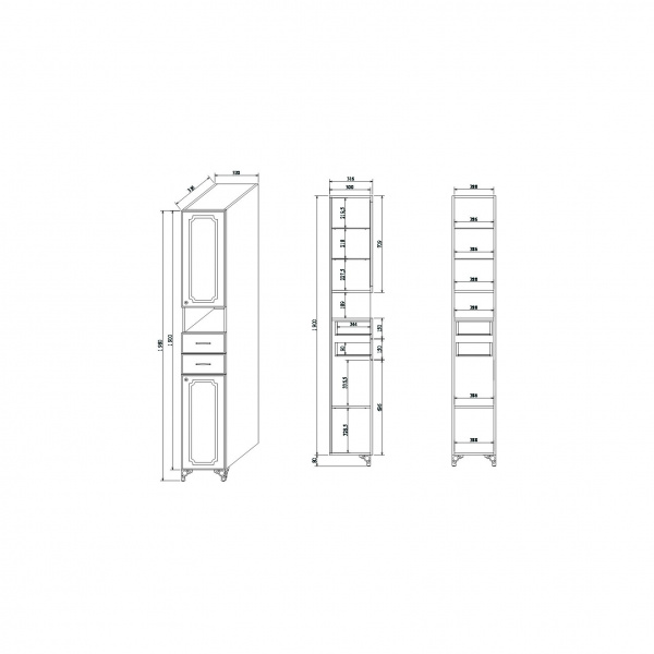 Пенал Sanflor Ксения Н0000000120 32 см R фото