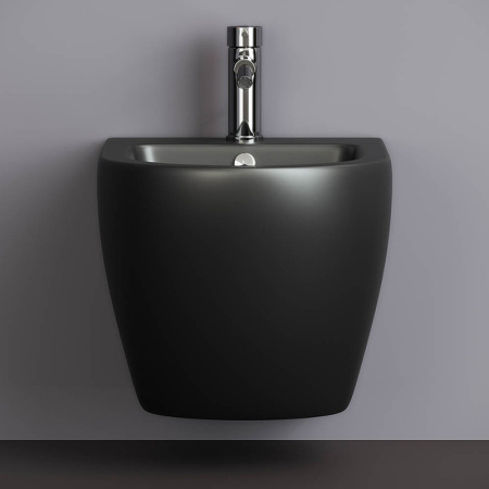 Биде Ceramica Nova Metropol CN4003MB подвесное Черное фото
