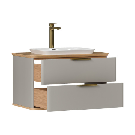 Тумба под накладную раковину EQUIL Desert 80 tpDSRT80.2Y-25 амарок фото