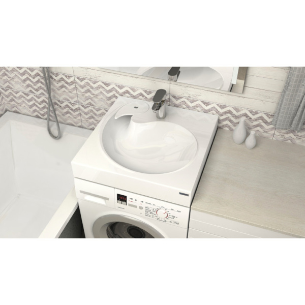 Раковина над стиральной машиной Paulmark Winken 60 PM740431 60x60 фото