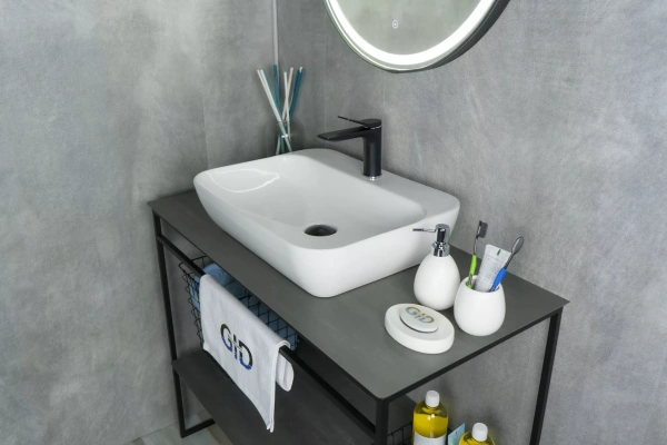 Накладная раковина Gid 9047 55x42 фото