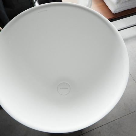 Напольная раковина Montebianco Pisa Cono 11237 50x50 фото