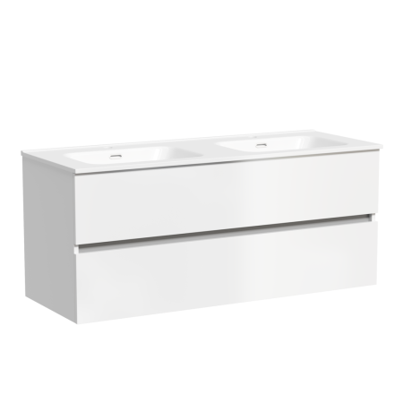 Тумба под раковину Sancos Urban UR120-2W белый глянец фото