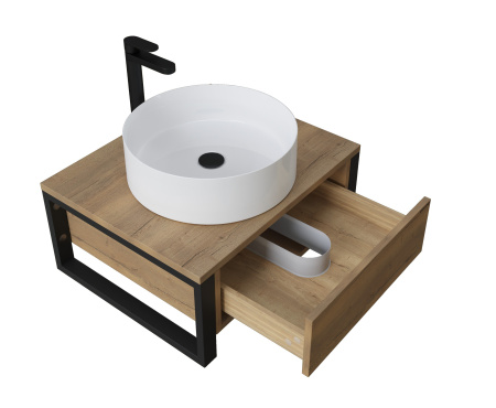 Консоль под накладную раковину Grossman Фарго-60 106012 дуб галифакс фото