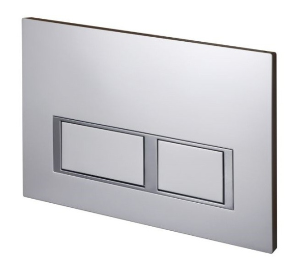 Клавиша смыва Esbano ESINPRK12MC матовый хром/блестящий хром фото