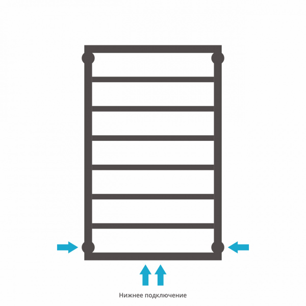 Водяной полотенцесушитель Сунержа Канцлер 80х50 00-0254-8050 фото