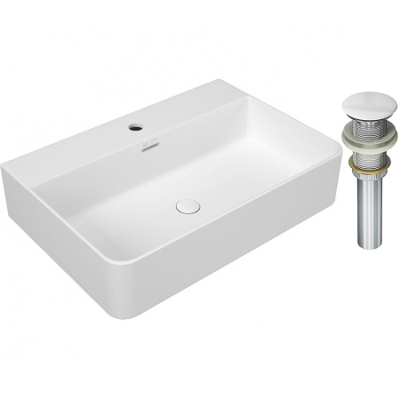 Накладная раковина с донным клапаном OWL 1975 Vinkel OWLB191003 60x41 фото