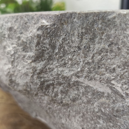 Накладная раковина из мрамора Erozy Grey EM-01376 (45*40*15) фото