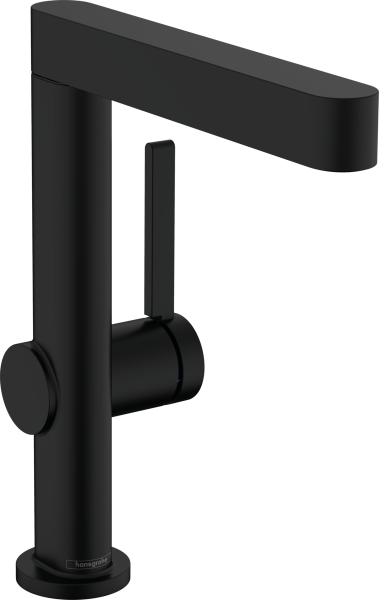 Смеситель для раковины Hansgrohe Finoris 76060670 черный матовый фото