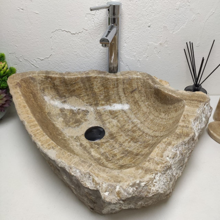 Накладная раковина из оникса Erozy Sunset EO-01310 (66*49*16) фото